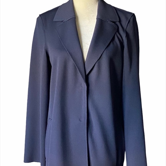 COPY - NWT-H&M LONG COAT-STREETWEAR-DARK BLUE-SIZ… - Picture 1 of 13